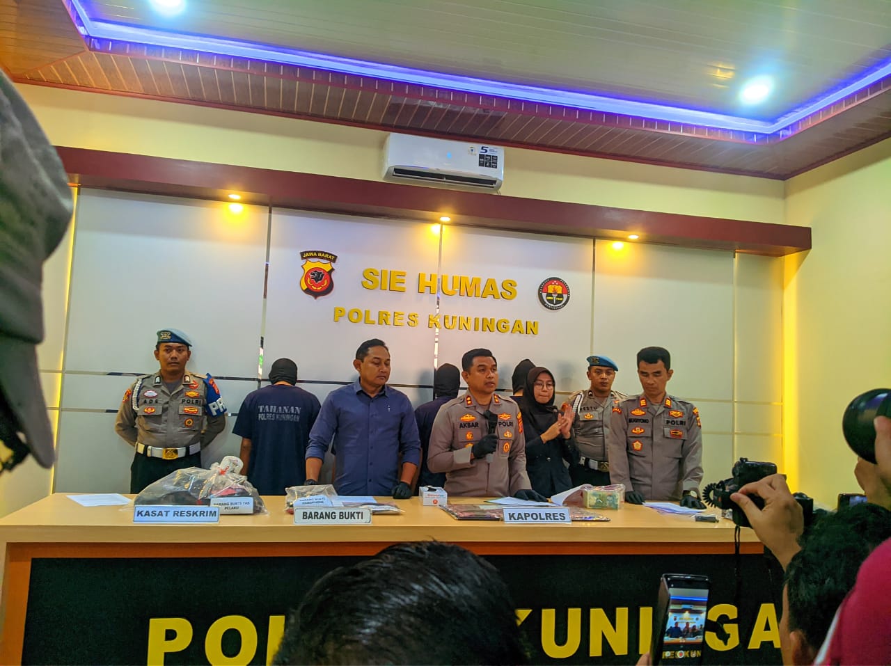 Satreskrim Kuningan Gagalkan Peredaran Uang Palsu Rp11 Miliar dan Rp52 Juta