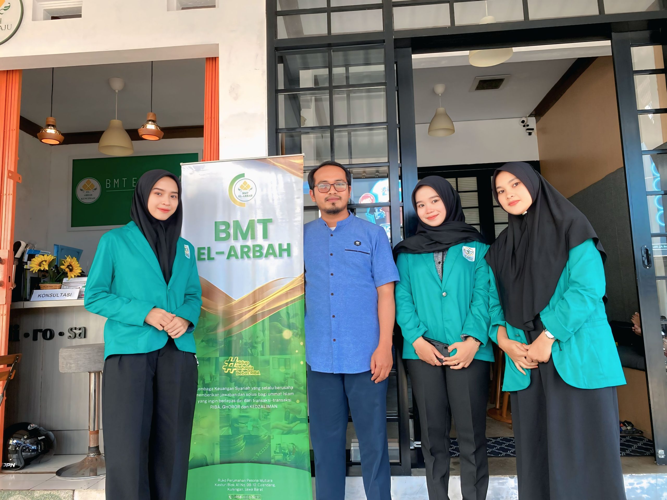 Kunjungan edukatif Terhadap Koperasi BMT El-Arbah, Jadi Pengalaman Langsung Mahasiswa STAI Kuningan